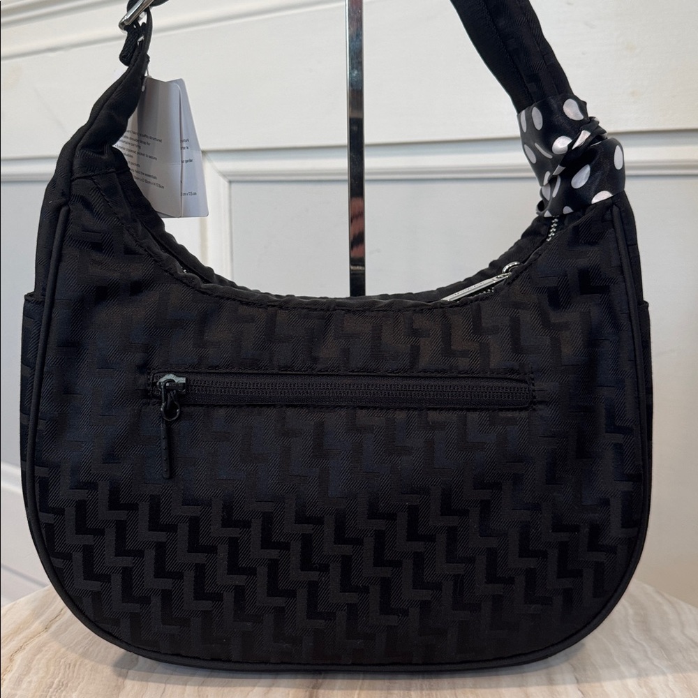lululemon athletica City Essentials L Monogram Jacquard Black Shoulder Bag - Picture 7 of 17